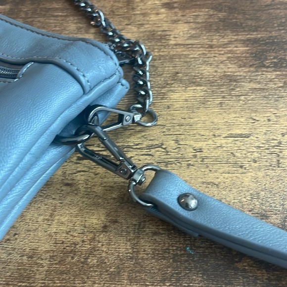 Vaschysac light grey studded faux leather clutch - Picture 4 of 7